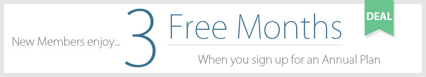 3 Months FREE!
